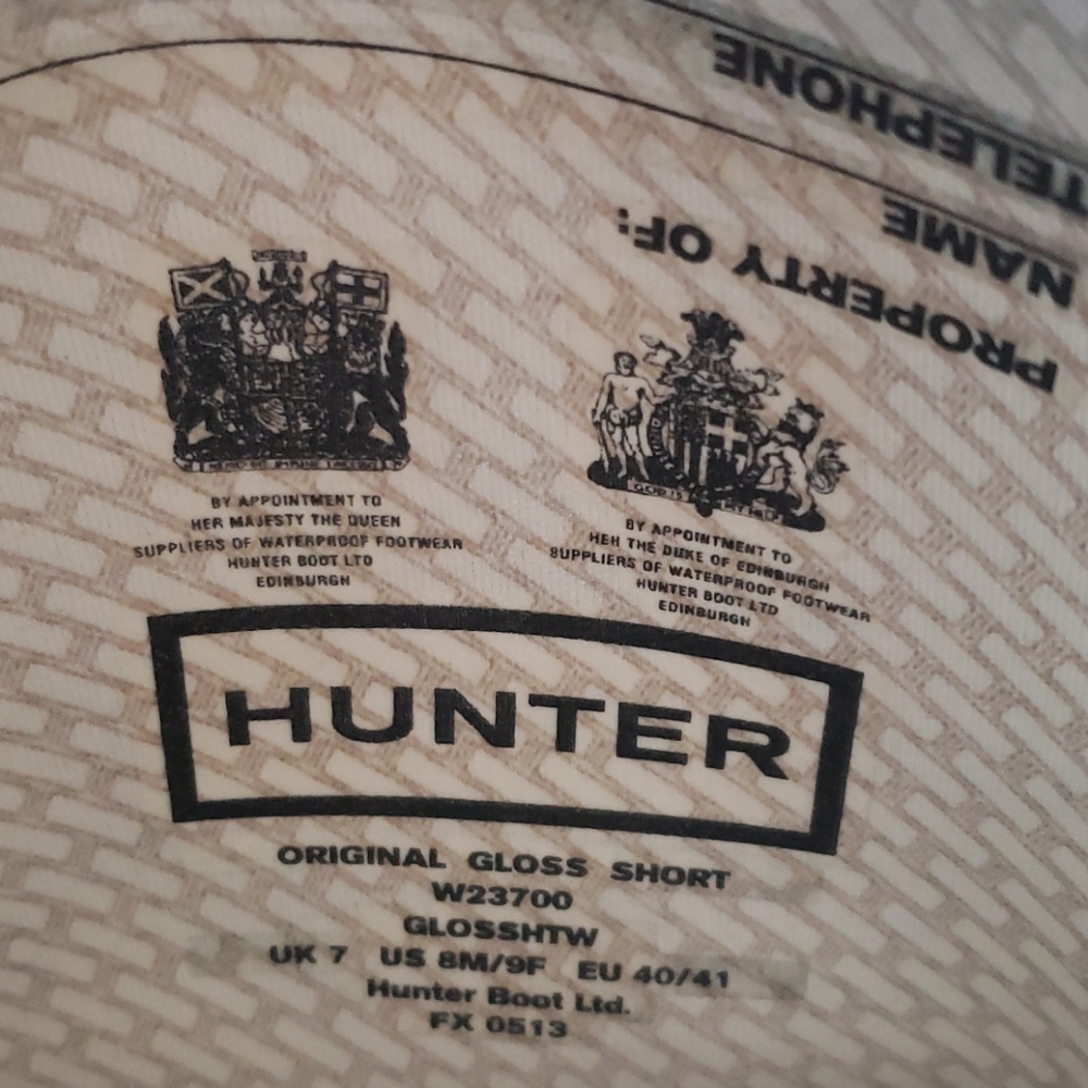 Hunter Rain boots - Picture 2 of 4